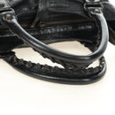 BALENCIAGA The Town Hand Bag Leather 2way Black 240579 Auth am11800SAM-7