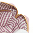 PRADA Canapa Pouch Canvas Pink Gold Auth am11802V-17