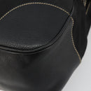 PRADA Shoulder Bag Nylon Leather Black Silver Auth am11803V-15