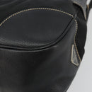 PRADA Shoulder Bag Nylon Leather Black Silver Auth am11803V-17