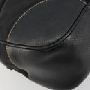 PRADA Shoulder Bag Nylon Leather Black Silver Auth am11803V-18