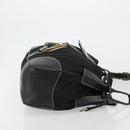 PRADA Shoulder Bag Nylon Leather Black Silver Auth am11803V-3
