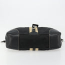 PRADA Shoulder Bag Nylon Leather Black Silver Auth am11803V-5