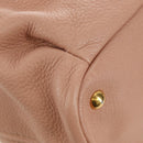 Miu Miu Hand Bag Leather 2way Pink Gold Auth am11804V-18