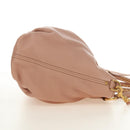 Miu Miu Hand Bag Leather 2way Pink Gold Auth am11804V-4
