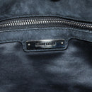 Miu Miu Crystal Chain Shoulder Bag Fur Black Silver 5BD233 Auth am11808SAM-23