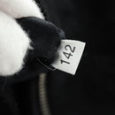 Miu Miu Crystal Chain Shoulder Bag Fur Black Silver 5BD233 Auth am11808SAM-10