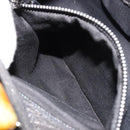 Miu Miu Hand Bag Leather Black Silver Auth am11809V-20