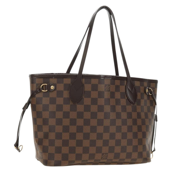 LOUIS VUITTON Damier Ebene Neverfull PM Tote Bag N51109 LV Auth am11810SAV