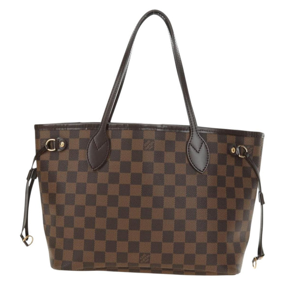 LOUIS VUITTON Damier Ebene Neverfull PM Tote Bag N51109 LV Auth am11810SAV