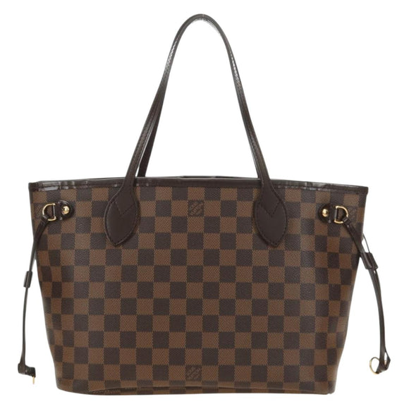 LOUIS VUITTON Damier Ebene Neverfull PM Tote Bag N51109 LV Auth am11810SAV
