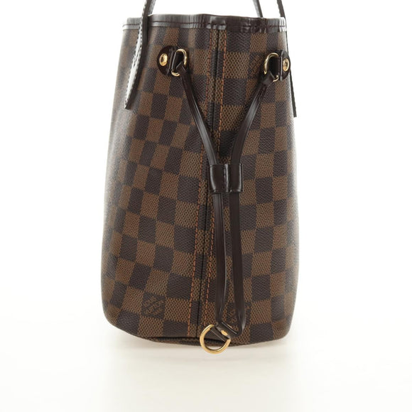LOUIS VUITTON Damier Ebene Neverfull PM Tote Bag N51109 LV Auth am11810SAV