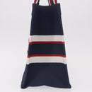 Christian Dior Alps Star Book Tote MM Tote Bag Canvas Navy Auth am11812M-5