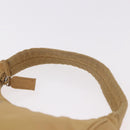PRADA Mini Hand Bag Nylon Beige Silver Auth am11813A-9
