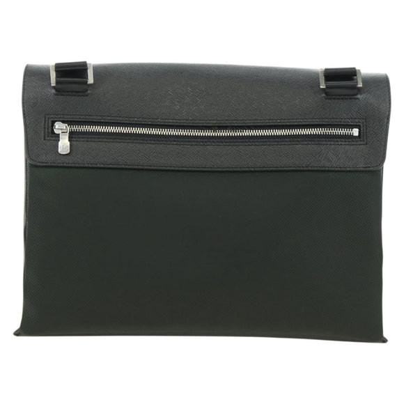 LOUIS VUITTON Taiga Saratov GM Shoulder Bag Ardoise M30882 LV Auth am11814V