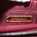 BURBERRY Nova Check Hand Bag Canvas Beige Gold Auth am11816V-11