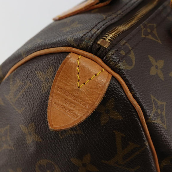 LOUIS VUITTON Monogram Speedy 25 Hand Bag M41528 LV Auth am11822V
