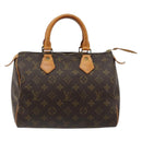LOUIS VUITTON Monogram Speedy 25 Hand Bag M41528 LV Auth am11822V-13