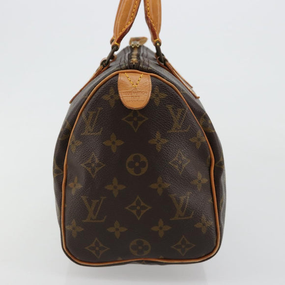 LOUIS VUITTON Monogram Speedy 25 Hand Bag M41528 LV Auth am11822V