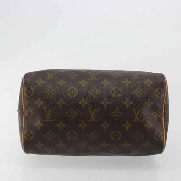 LOUIS VUITTON Monogram Speedy 25 Hand Bag M41528 LV Auth am11822V