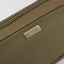 GUCCI Hand Bag Canvas Leather Beige Gold Auth am11836A-18