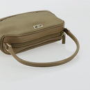 GUCCI Hand Bag Canvas Leather Beige Gold Auth am11836A-9