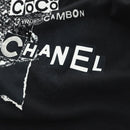 CHANEL CC Camellia Sequin Cut And Sew Shirt Cotton S Black CC Auth am11841M-9