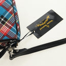 Vivienne Westwood Check Shoulder Bag PVC Multicolor Silver Auth am11842V-16