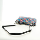 Vivienne Westwood Check Shoulder Bag PVC Multicolor Silver Auth am11842V-7