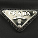 PRADA Shoulder Bag Nylon Black Silver 2VH112 Auth am11844SM-23