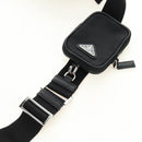 PRADA Shoulder Bag Nylon Black Silver 2VH112 Auth am11844SM-14