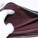CHANEL Matelasse Long Wallet Caviar Skin Black Gold CC Auth am11846M-19