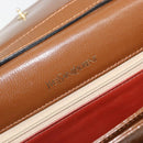 SAINT LAURENT Shoulder Bag Leather Brown Gold Auth am11847A-10