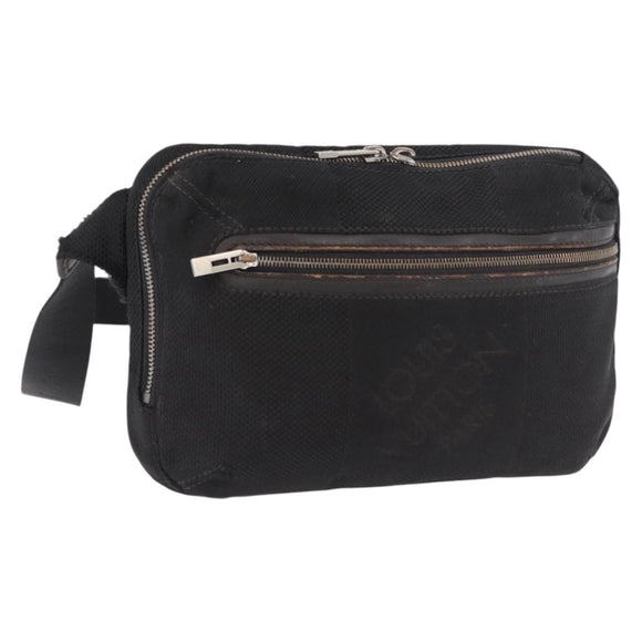 LOUIS VUITTON Damier Geant Arche Body Bag Noir M93021 LV Auth am11848