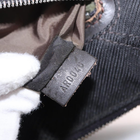 LOUIS VUITTON Damier Geant Arche Body Bag Noir M93021 LV Auth am11848