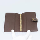 LOUIS VUITTON Damier Ebene Agenda PM Day Planner Cover R20700 LV Auth am11849V-13