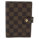 LOUIS VUITTON Damier Ebene Agenda PM Day Planner Cover R20700 LV Auth am11849V-2