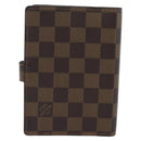 LOUIS VUITTON Damier Ebene Agenda PM Day Planner Cover R20700 LV Auth am11849V-3