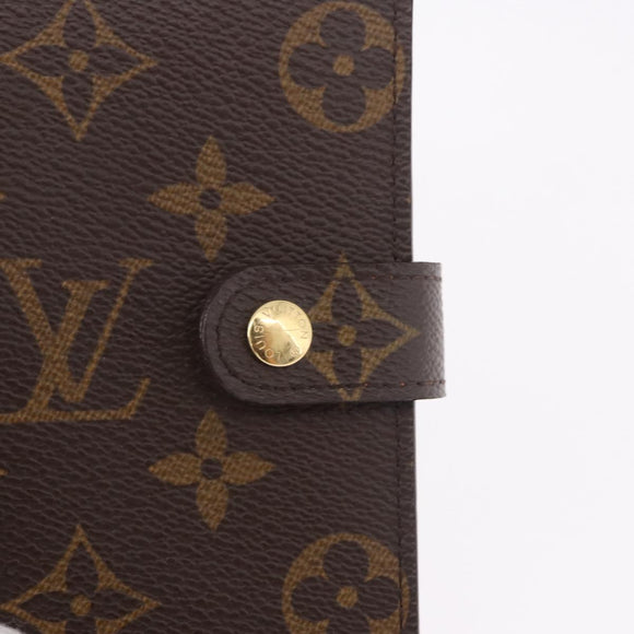 LOUIS VUITTON Monogram Agenda PM Day Planner Cover R20005 LV Auth am11850V