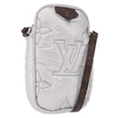 LOUIS VUITTON Monogram Pillow Phone Pouch Bag Silver M81716 LV Auth am11853SAM-1