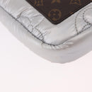 LOUIS VUITTON Monogram Pillow Phone Pouch Bag Silver M81716 LV Auth am11853SAM-12