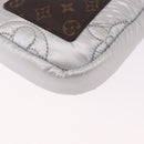 LOUIS VUITTON Monogram Pillow Phone Pouch Bag Silver M81716 LV Auth am11853SAM-13