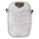 LOUIS VUITTON Monogram Pillow Phone Pouch Bag Silver M81716 LV Auth am11853SAM-2