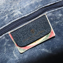GUCCI GG Supreme Sherry Line Shoulder Bag PVC Navy Gold 904 02 064 Auth am11854-19