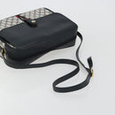 GUCCI GG Supreme Sherry Line Shoulder Bag PVC Navy Gold 904 02 064 Auth am11854-7