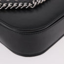 Stella MacCartney Boxbird Shoulder Bag Leather Black Silver 455139 Auth am11857V-10