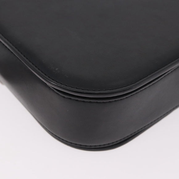 Stella MacCartney Boxbird Shoulder Bag Leather Black Silver 455139 Auth am11857V