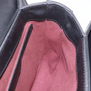 Stella MacCartney Boxbird Shoulder Bag Leather Black Silver 455139 Auth am11857V-18