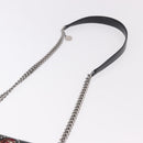 Stella MacCartney Boxbird Shoulder Bag Leather Black Silver 455139 Auth am11857V-8