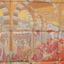 HERMES Carre 90 Scarf ""MAHARAJAS"" Silk Orange Auth am11861M-20